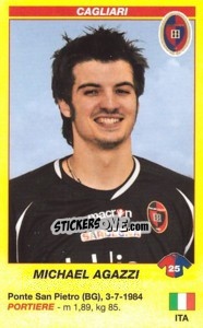 Sticker Michael Agazzi - Calciatori 2009-2010 - Panini
