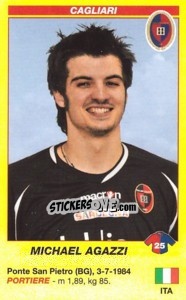 Figurina Michael Agazzi - Calciatori 2009-2010 - Panini