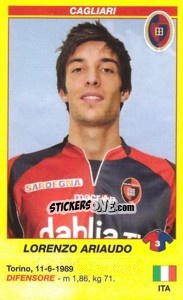 Sticker Lorenzo Ariaudo - Calciatori 2009-2010 n. a14 - Panini