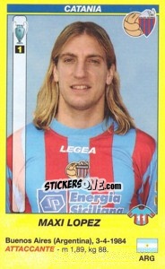 Sticker Maxi Lopez - Calciatori 2009-2010 - Panini