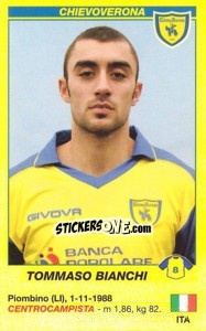 Sticker Tommaso Bianchi - Calciatori 2009-2010 - Panini