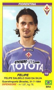 Sticker Felipe - Calciatori 2009-2010 n. a25 - Panini