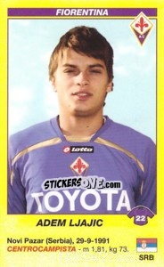 Sticker Adem Ljajic - Calciatori 2009-2010 n. a27 - Panini