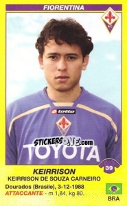 Sticker Keirrison - Calciatori 2009-2010 n. a28 - Panini