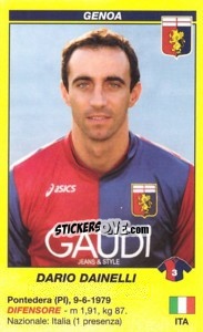 Sticker Dario Dainelli - Calciatori 2009-2010 n. a29 - Panini