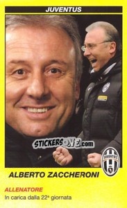 Sticker Alberto Zaccheroni - Calciatori 2009-2010 n. a37 - Panini