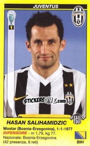 Cromo Hasan Salihamidzic - Calciatori 2009-2010 - Panini