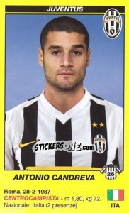 Sticker Antonio Candreva - Calciatori 2009-2010 n. a40 - Panini