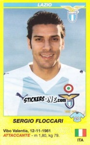 Sticker Sergio Floccari - Calciatori 2009-2010 - Panini