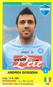 Sticker Andrea Dossena - Calciatori 2009-2010 n. a56 - Panini