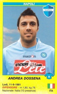 Figurina Andrea Dossena - Calciatori 2009-2010 - Panini