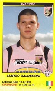 Sticker Marco Calderoni - Calciatori 2009-2010 n. a58 - Panini