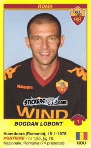 Sticker Bogdan Lobont - Calciatori 2009-2010 - Panini