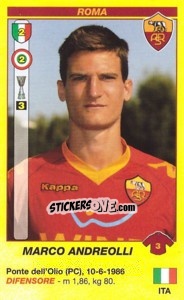 Figurina Marco Andreolli - Calciatori 2009-2010 - Panini