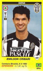Sticker Emilson Cribari - Calciatori 2009-2010 n. a73 - Panini