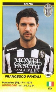 Sticker Francesco Pratali - Calciatori 2009-2010 - Panini