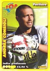 Sticker Andrea Consigli - Calciatori 2009-2010 n. n1 - Panini