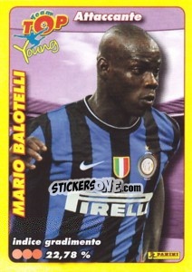 Sticker Mario Balotelli - Calciatori 2009-2010 n. n10 - Panini