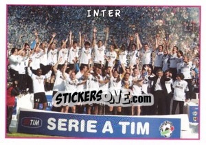Sticker Inter Champion - Calciatori 2009-2010 n. v12 - Panini