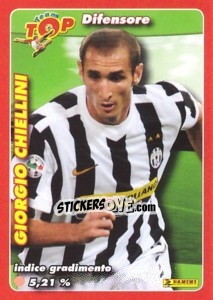 Sticker Giorgio Chiellini - Calciatori 2009-2010 n. x4 - Panini
