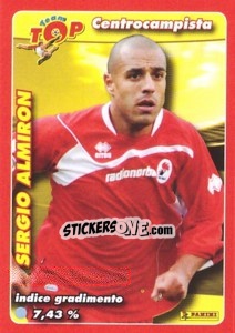 Sticker Sergio Almiron - Calciatori 2009-2010 n. x7 - Panini