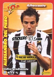 Sticker Alessandro Del Piero - Calciatori 2009-2010 - Panini