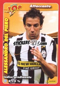 Sticker Alessandro Del Piero - Calciatori 2009-2010 n. X10 - Panini