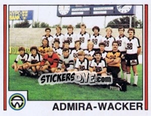 Sticker Mannschaft - Österreichische Fußball-Bundesliga 1982-1983 - Panini