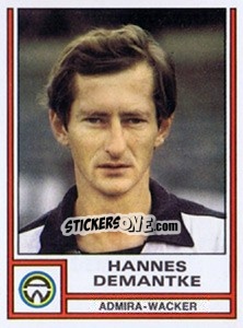 Cromo Hannes Demantke - Österreichische Fußball-Bundesliga 1982-1983 - Panini