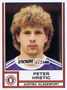 Cromo Peter Hrstic - Österreichische Fußball-Bundesliga 1982-1983 - Panini