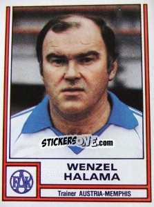 Cromo Wenzel Halama (trainer) - Österreichische Fußball-Bundesliga 1982-1983 - Panini