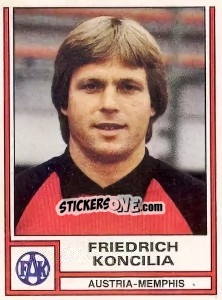 Sticker Friedrich Koncilia - Österreichische Fußball-Bundesliga 1982-1983 - Panini