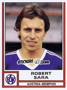 Sticker Robert Sara - Österreichische Fußball-Bundesliga 1982-1983 n. 35 - Panini