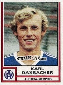 Cromo Karl Daxbacher - Österreichische Fußball-Bundesliga 1982-1983 - Panini
