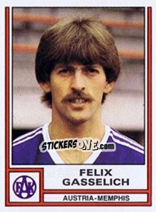 Sticker Felix Gasselich - Österreichische Fußball-Bundesliga 1982-1983 n. 40 - Panini