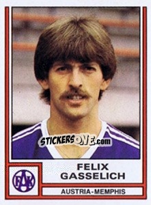 Figurina Felix Gasselich - Österreichische Fußball-Bundesliga 1982-1983 - Panini