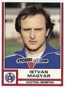 Sticker Istvan Magyar - Österreichische Fußball-Bundesliga 1982-1983 n. 41 - Panini