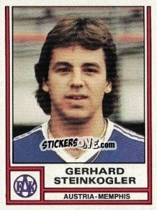 Sticker Gerhard Steinkogler - Österreichische Fußball-Bundesliga 1982-1983 - Panini