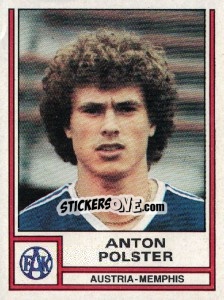 Cromo Anton Polster - Österreichische Fußball-Bundesliga 1982-1983 - Panini