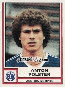 Sticker Anton Polster - Österreichische Fußball-Bundesliga 1982-1983 n. 45 - Panini
