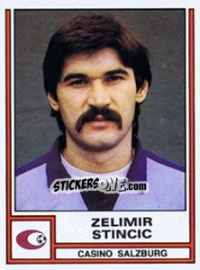 Sticker Zelimir Stincic - Österreichische Fußball-Bundesliga 1982-1983 - Panini