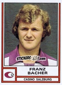 Cromo Franz Bacher - Österreichische Fußball-Bundesliga 1982-1983 - Panini