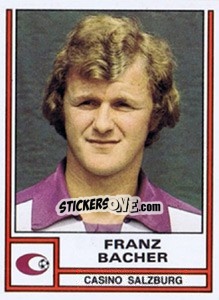 Sticker Franz Bacher - Österreichische Fußball-Bundesliga 1982-1983 n. 50 - Panini