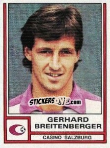 Sticker Gerhard Breitenberger - Österreichische Fußball-Bundesliga 1982-1983 n. 51 - Panini