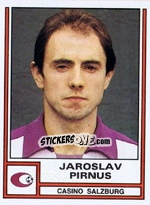 Sticker Jaroslav Pirnus - Österreichische Fußball-Bundesliga 1982-1983 - Panini