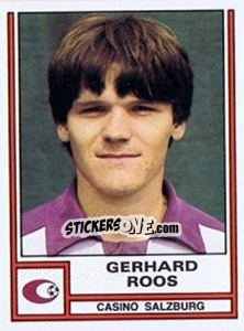 Figurina Gerhard Roos - Österreichische Fußball-Bundesliga 1982-1983 - Panini