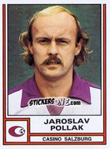 Sticker Jaroslav Pollak - Österreichische Fußball-Bundesliga 1982-1983 - Panini