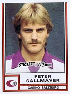 Sticker Peter Sallmayer - Österreichische Fußball-Bundesliga 1982-1983 - Panini