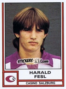 Sticker Harald Fesl - Österreichische Fußball-Bundesliga 1982-1983 n. 58 - Panini
