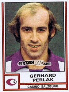 Sticker Gerhard Perlak - Österreichische Fußball-Bundesliga 1982-1983 - Panini